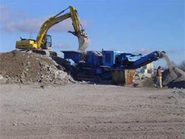 Concrete crushing equipment Waste Recycling