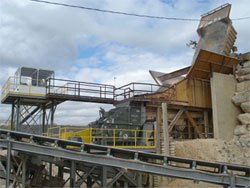 Limestone crusher